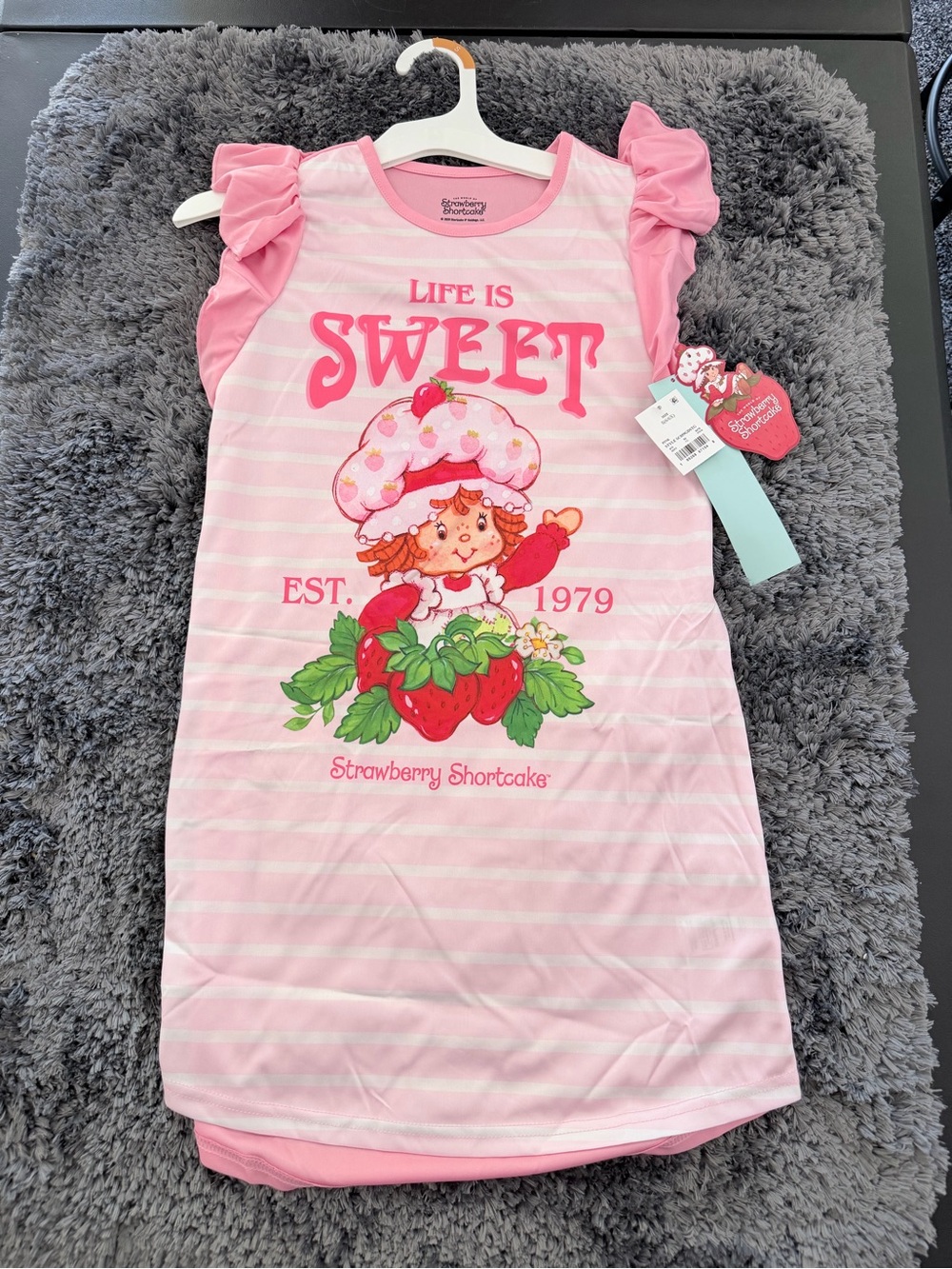 Strawberry Shortcake Pink 'Life Is Sweet' Girls' Nightgown